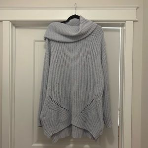 EUC Pale blue Chenille Swearer Tunic 3x